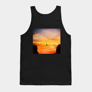 sunset balance Tank Top